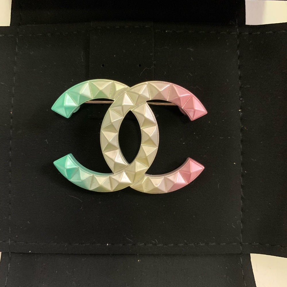 Chanel CC Rainbow Cuba Brooch